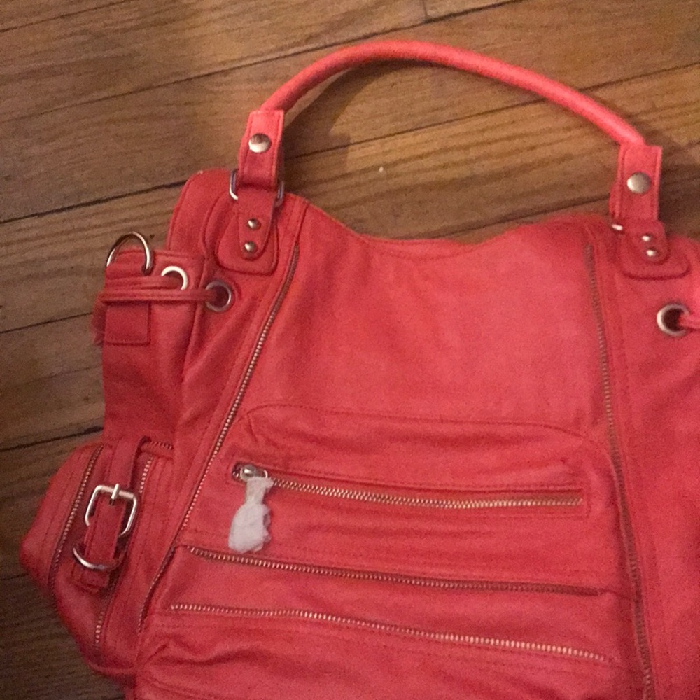Array sunset orange purse